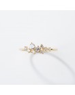 HOMOD 2019 nowych moda splot kryształowe Rings dla kobiet złoty/srebrny/różowe złoto kolor kobieta pierścień Party zaręczyny biż
