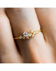 HOMOD 2019 nowych moda splot kryształowe Rings dla kobiet złoty/srebrny/różowe złoto kolor kobieta pierścień Party zaręczyny biż