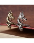 2019 New Arrival Charms Punk moda przesadzone zwierząt pierścienie dla mężczyzn i kobiety w stylu Vintage Retro smok pierścień b