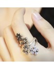 2019 New Arrival Charms Punk moda przesadzone zwierząt pierścienie dla mężczyzn i kobiety w stylu Vintage Retro smok pierścień b