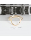 SMJEL srebrny proste szczotkowane Karma koło pierścienie dla kobiet Trendy okrągły pierścień Anel Party biżuteria obrączka ślubn