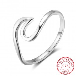 925 Sterling Silver Rings dla kobiet w stylu Vintage srebrny biżuteria moda obrączki ślubne 2017 nowy (RI102802)