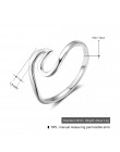 925 Sterling Silver Rings dla kobiet w stylu Vintage srebrny biżuteria moda obrączki ślubne 2017 nowy (RI102802)