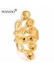 Wando Classic mogą bezpłatny rozmiar Phoenix złoty kolor pierścionki dla kobiet Ramadan arabski etiopski biżuteria upominki na i