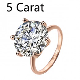 MOONROCY srebrny cyrkonia kryształ obietnica obrączki dla kobiet 5 karatów akcesoria dla panny młodej biżuteria Drop Shipping pi