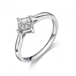 CARSINEL marka Trendy pary pierścień srebrny kolor CZ pierścionek zaręczynowy dla kobiet i mężczyzn pierścionki hurtownie