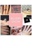 Gorąca sprzedaż moda luksusowe kobiety zaręczyny biżuteria 925 sterling Silver 5A ZC kryształ cyrkon kobiet Wedding Finger pierś