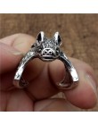 Elfin nowy Vintage regulowany Bat pierścienie moda śliczne Bat biżuteria Bradypus pierścień dla kobiet mężczyzn Anillos Mujer Wa