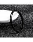 Fidelia 2mm titanium stali nierdzewnej tricolor połączenie pierścień proste gładkie moda pierścień dla kobiety lub, człowiek, śl