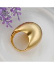 Mytys nowy Bing Chunky pierścień moda biżuteria kształt kuli żółty pierścień dla kobiet R869
