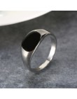 Sygnet uszczelnienie pierścień motocyklisty stal nierdzewna vintage anel masculino polerowane pierścienie dla mężczyzn biżuteria