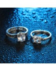 Docona czeski korona gwiazda rzeźbione Knuckle pierścionki zestaw dla kobiet biały kryształ Midi Ring Finger komunikat biżuteria