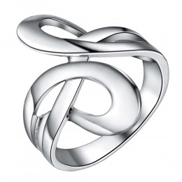 Bling błyszczące posrebrzane pierścień moda biżuteria pierścień kobiet i mężczyzn,/KPHUWPAT SBQNRMBW