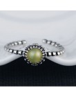 Anenjery w stylu Vintage moda 925 Sterling Silver dwanaście miesięcy urodziny kamień tajski srebrny pierścień dla kobiet anilons