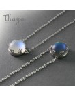 Thaya 55 cm Aurora wisiorek naszyjnik Halo kryształowy kamień s925 srebra skalę światła naszyjnik dla kobiet elegancka biżuteria