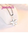 YAAMELI specjalne urok projekt moda Temperament koreański 925 srebrny naszyjnik kwiatowy z łańcucha Box dla kobiet najlepszy pre