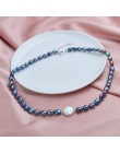 ASHIQI naturalne słodkowodne perła baroku naszyjnik z pereł dla kobiet autentyczne 925 srebro standardowe owalne biżuteria