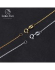 Lotus zabawy majątek 925 Sterling Silver ręcznie robiona biżuteria klasyczny łatwy do mecz naszyjnik łańcuch bez wisiorek dla ko
