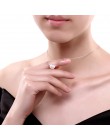 Ann & Snow proste panie biżuteria 925 Sterling srebrny naszyjnik biały Shell Pearl wisiorek naszyjniki moda akcesoria do prezent