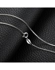 JewelryPalace 100% prawdziwej 925 Sterling Silver naszyjniki klasyczne podstawowe srebrne łańcuszki karabińczyk regulowana biżut