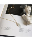 LouLeur 925 sterling srebrny barokowy pearl wisiorki naszyjnik prosta konstrukcja dziki elegancki urok naszyjnik dla kobiet w po