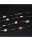 Oryginalna słodkowodne perły bransoletka wielowarstwowy długi naszyjnik z pereł kobieta, ślub modny naturalny naszyjnik z pereł 