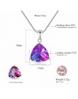 CZCITY Rainbow gemstone wisiorek 5.79ct Mystic fioletowy Rainbow ogień Topaz 925 Sterling Silver naszyjniki i wisiorki kobiety b