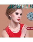 ZHBORUINI 2019 naszyjnik z pereł 925 Sterling Silver biżuteria dla kobiet 8-9mm Crystal Ball naturalne perły słodkowodne z pereł