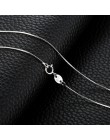 JewelryPalace 925 Sterling srebrny łańcuch dla kobiet/dziewczyny 100% prawdziwej naszyjniki klasyczne podstawowe karabińczyk biż