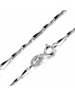 JewelryPalace 925 Sterling srebrny łańcuch dla kobiet/dziewczyny 100% prawdziwej naszyjniki klasyczne podstawowe karabińczyk biż