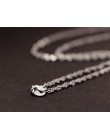 35 cm-80 cm cienkie 925 Sterling Silver Twisted singapur wody fala łańcucha Link naszyjniki kobiety dziewczyny dzieci dziecko bi