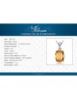 JewelryPalace owalne 1.7ct naturalny cytryn Birthstone pasjans wisiorek 925 Sterling srebrne wisiorki naszyjniki nie zawiera łań