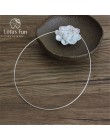 Lotus zabawy majątek 925 Sterling Silver ręcznie grzywny biżuteria moda Choker naszyjnik łańcuch dla kobiet Collier Femme acessó