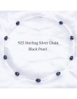 ASHIQI prawdziwe 925 Sterling Silver wisiorek naszyjnik dla kobiet z naturalna perła słodkowodna biżuteria 7-8mm biały różowy fi