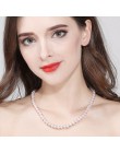 FENASY S925 Sterling Silver naturalna perła słodkowodna naszyjnik dla kobiet naszyjnik z pereł biżuteria urodziny rocznica preze