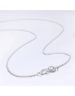 14 "-32" Slim cienki, czysty, 925 Sterling Silver korzystając z łączy z boku ograniczenia choker łańcuszek naszyjniki dla kobiet