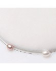 ZHBORUINI grzywny naszyjnik z pereł 925 perła z polerowanego srebra biżuteria naturalna perła słodkowodna Choker wisiorki biżute