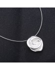 SA SILVERAGE nowy 925 Sterling Silver Rose Chokers naszyjniki dla kobiet kwiat 925 srebro wisiorek komunikat naszyjniki Fine Jew