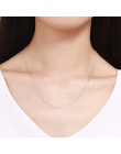 Włochy Made Slim 925 Sterling Silver Figaro łańcuchy Choker naszyjnik kobiety biżuteria kolye collier collares naszyjnik collane