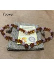 Yoowei 16 styl nowy Amber ząbkowanie bransoletka/naszyjnik dla dziecka dla dorosłych kobiet autentyczny kamień naturalny burszty