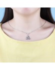 925 Sterling Silver Celtics Knot sztuki naszyjniki i wisiorki Triquetra trójcy łańcuszek na szyję na prezent dla dziewczynek (La