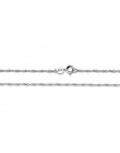 GEM'S balet klasyczny łańcuch podstawowy 100% 925 stałe Sterling srebrny naszyjnik łańcuch 40 cm 45 cm 50 cm Fine Jewelry moda w