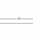 GEM'S balet klasyczny łańcuch podstawowy 100% 925 stałe Sterling srebrny naszyjnik łańcuch 40 cm 45 cm 50 cm Fine Jewelry moda w