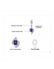 JewelryPalace 1.95ct utworzono niebieski Sapphire 925 Sterling Silver wisiorek naszyjnik nie zawiera łańcuch urok dla kobiet