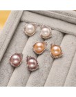 FENASY charms biżuteria z pereł słodkowodnych geometryczne czeski pearl kolczyki moda S925 kolczyki sztyfty ze srebra wysokiej p