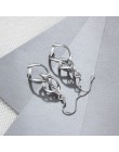 925 Sterling Silver skręcone Tassel spadek kolczyki dla kobiet podwójne warstwy dynda kolczyki Trendy Fine Jewelry prezent (Lam 