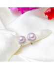 ASHIQI oryginalne naturalna perła słodkowodna stadniny kolczyki dla damska biżuteria na prezent hurtownie