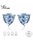 JewelryPalace błękitny Topaz 925 Sterling Silver połączenie stadniny kolczyki dla kobiet piękne biżuteria 2018 nowa gorąca sprze