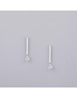 INZATT OL minimalistyczny Stick Bar cyrkon stadniny kolczyki 2018 100% 925 Sterling Silver Fine Jewelry dla kobiet Party Trendy 