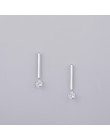 INZATT OL minimalistyczny Stick Bar cyrkon stadniny kolczyki 2018 100% 925 Sterling Silver Fine Jewelry dla kobiet Party Trendy 